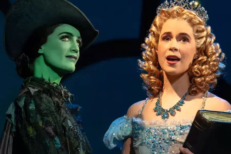 The cast of "Wicked" at San Francisco's Orpheum Theater